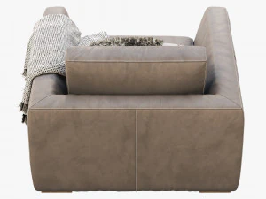 modena taper arm chair 3D Model