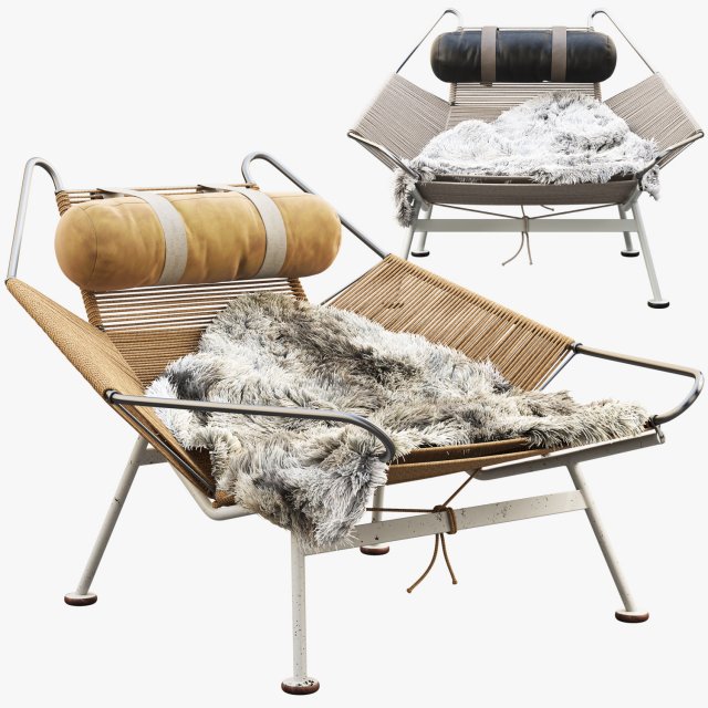 pp225 flag halyard chair by hans wegner 3D Model .c4d .max .obj .3ds .fbx .stl .blend 