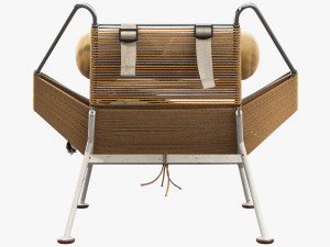 pp225 flag halyard chair by hans wegner 3D Model