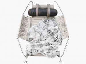 pp225 flag halyard chair by hans wegner 3D Model