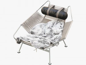 pp225 flag halyard chair by hans wegner 3D Model