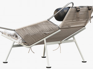 pp225 flag halyard chair by hans wegner 3D Model