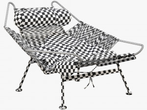 pp225 flag halyard chair by hans wegner 3D Model