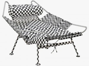 pp225 flag halyard chair by hans wegner 3D Model