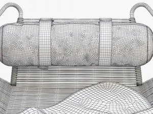 pp225 flag halyard chair by hans wegner 3D Model