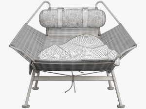 pp225 flag halyard chair by hans wegner 3D Model