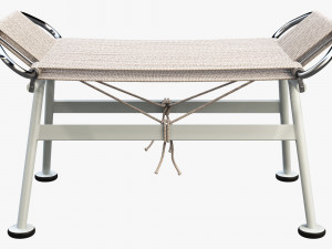pp225 flag halyard ottoman by hans wegner 3D मॉडल