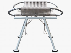 pp225 flag halyard ottoman by hans wegner 3D मॉडल