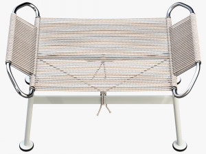 pp225 flag halyard ottoman by hans wegner 3D मॉडल
