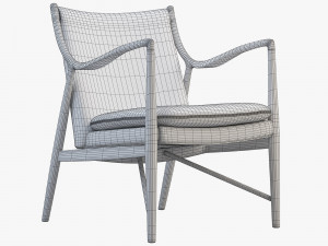 fj 45 easy chair model 45 by finn juhl 3D Модель