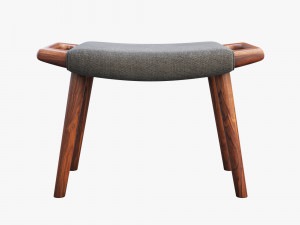 pp19 papa bear chair by hans wegner Model 3D