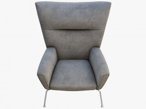 ch445 wing chair by hans wegner Modelo 3D