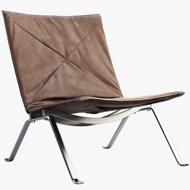pk22 easy chair by fritz hansen Modelo 3D .c4d .max .obj .3ds .fbx .stl .blend 