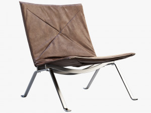 pk22 easy chair by fritz hansen Modelo 3D