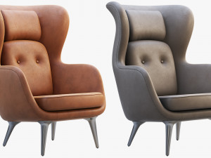 jh1 jh2 ro easy chair Model 3D