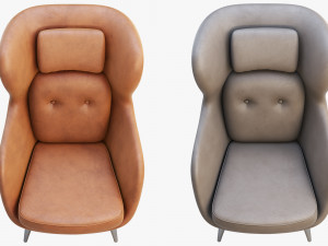 jh1 jh2 ro easy chair Model 3D