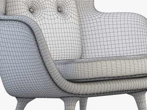 jh1 jh2 ro easy chair Model 3D