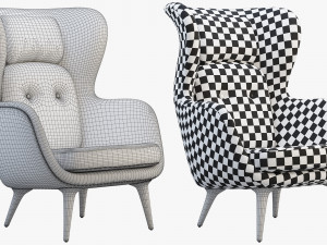 jh1 jh2 ro easy chair Model 3D