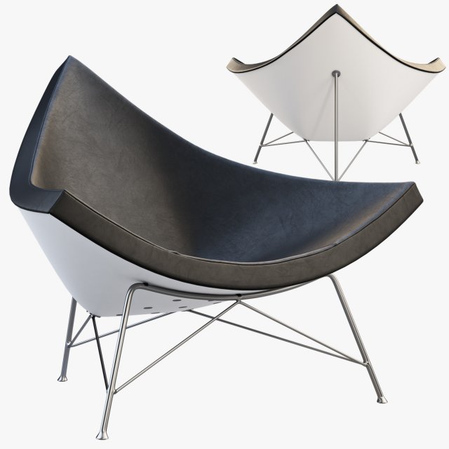 3d coconut chair 3D Model .c4d .max .obj .3ds .fbx .stl .blend 