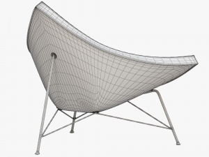 3d coconut chair 3D Model