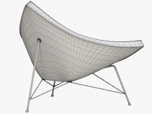 3d coconut chair 3D Model