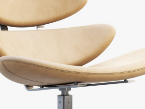 ej 5 corona chair and ottoman Modelo 3D