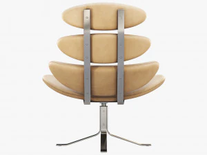 ej 5 corona chair and ottoman 3D Model