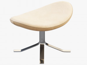 ej 5 corona chair and ottoman Modelo 3D