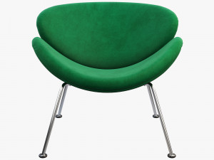 3d slice chair and ottoman 3D 模型