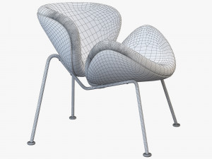 3d slice chair and ottoman 3D 模型