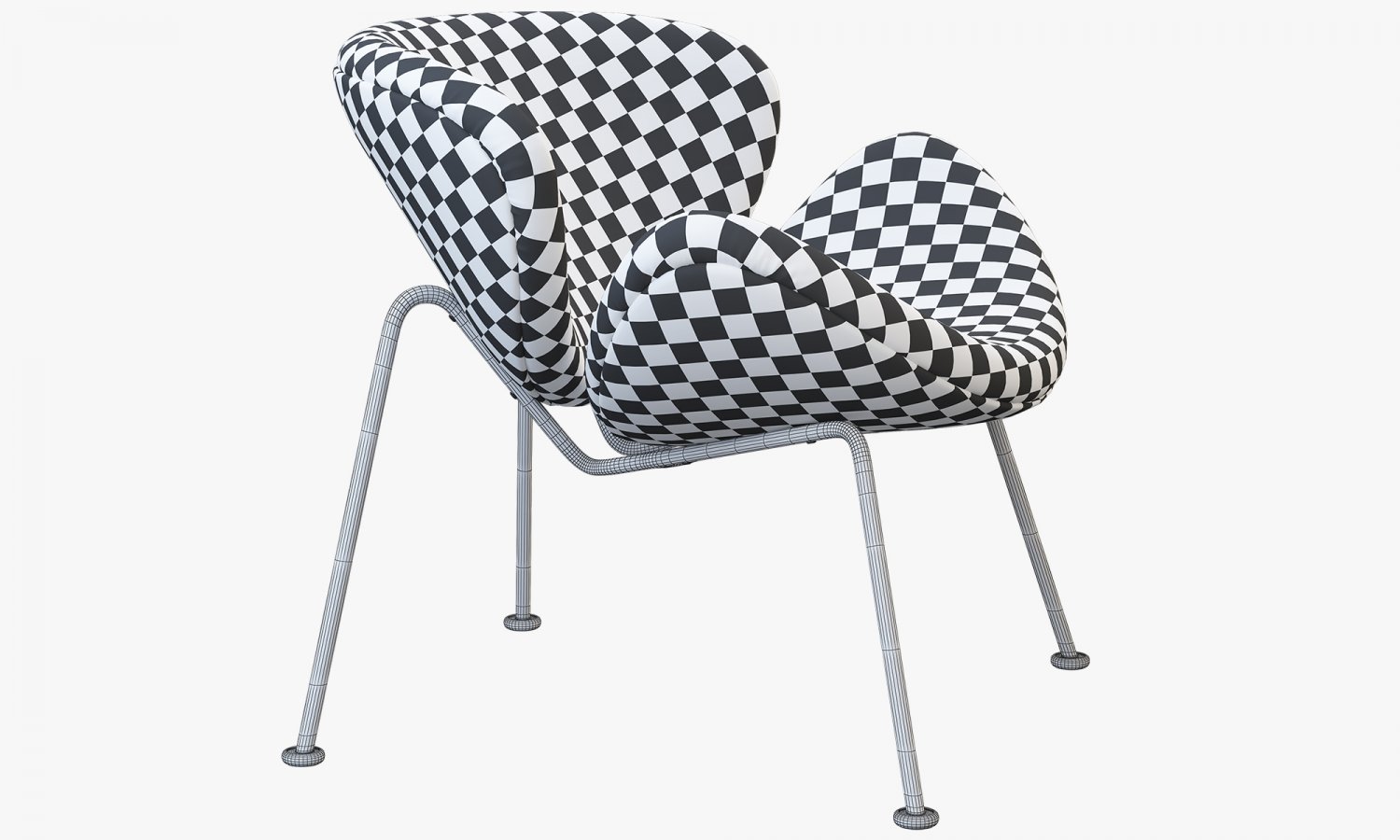 3d slice chair and ottoman 3D in 3DExport