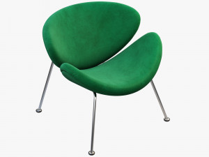 3d slice chair and ottoman 3D 模型