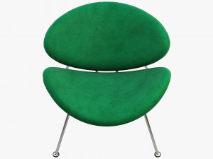3d slice chair and ottoman 3D 模型