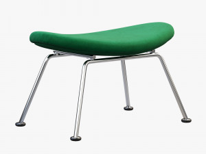 3d slice chair and ottoman 3D 模型
