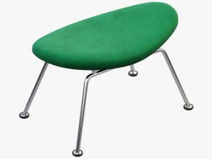 3d slice chair and ottoman 3D 模型