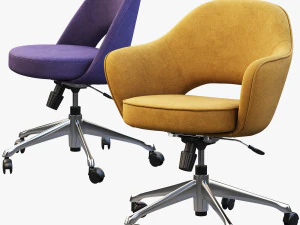 3D 집행 업무 의자 3D 모델