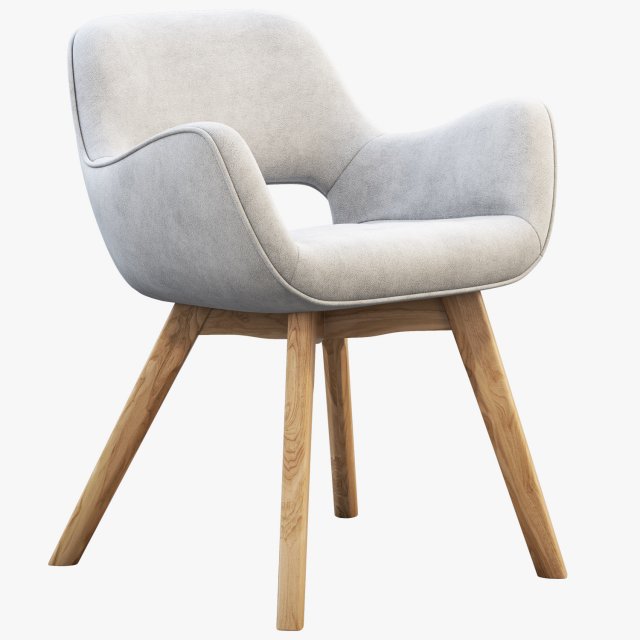 3d a310h space dining chair Model 3D .c4d .max .obj .3ds .fbx .stl .blend 