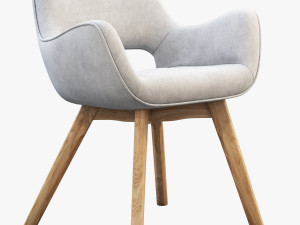 3d a310h space dining chair 3D 모델