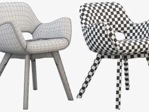 3d a310h space dining chair Model 3D
