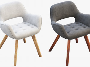 3d a310h space dining chair Model 3D