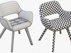 3d a310h space dining chair Model 3D