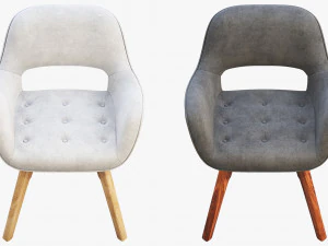3d a310h space dining chair 3D Model