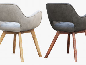 3d a310h space dining chair Model 3D