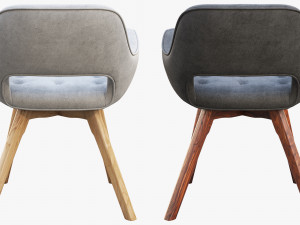 3d a310h space dining chair Model 3D