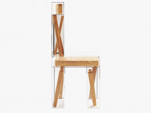 3d exploded chair by joyce lin Modello 3D