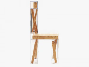 3d exploded chair by joyce lin 3D Model