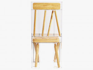 3d exploded chair by joyce lin 3D Model