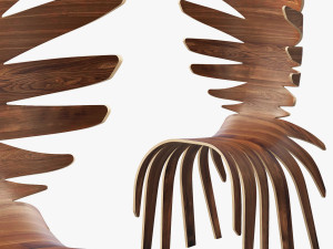 antonio pio saracino cervo chair model 3D 모델
