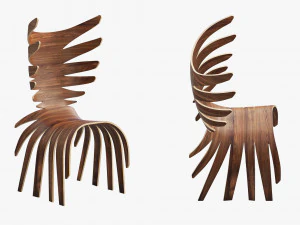 cadeira antonio pio saracino cervo modelo Modelo 3D