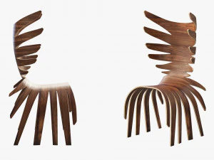 cadeira antonio pio saracino cervo modelo Modelo 3D